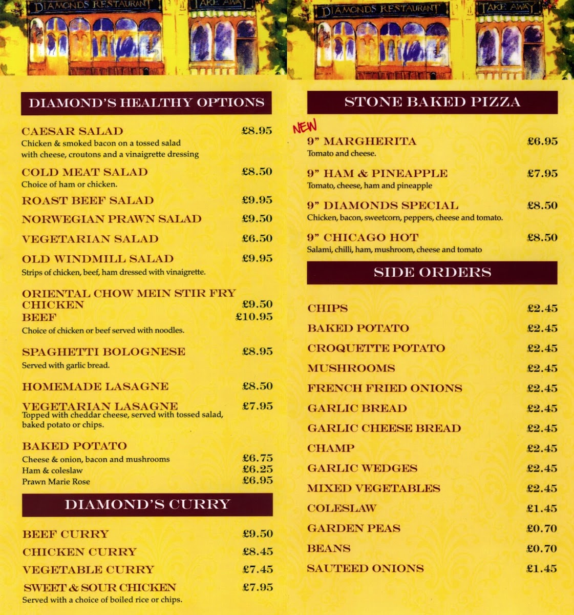 Diamonds Restaurant Menu - Image 6